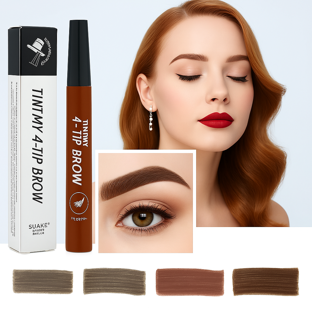 Waterproof 4 Points Long Lasting Eyebrow Pen - BUY 1 GET 1 FREE