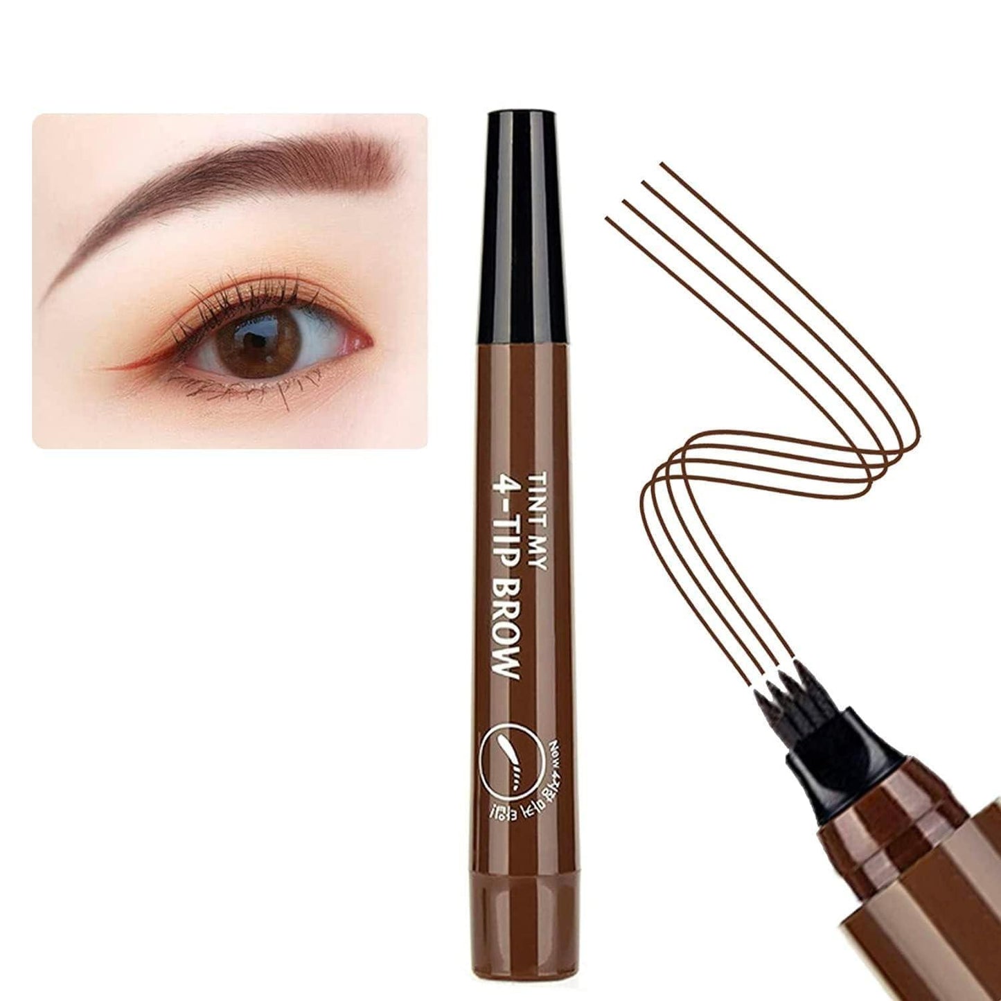 Waterproof 4 Points Long Lasting Eyebrow Pen - BUY 1 GET 1 FREE
