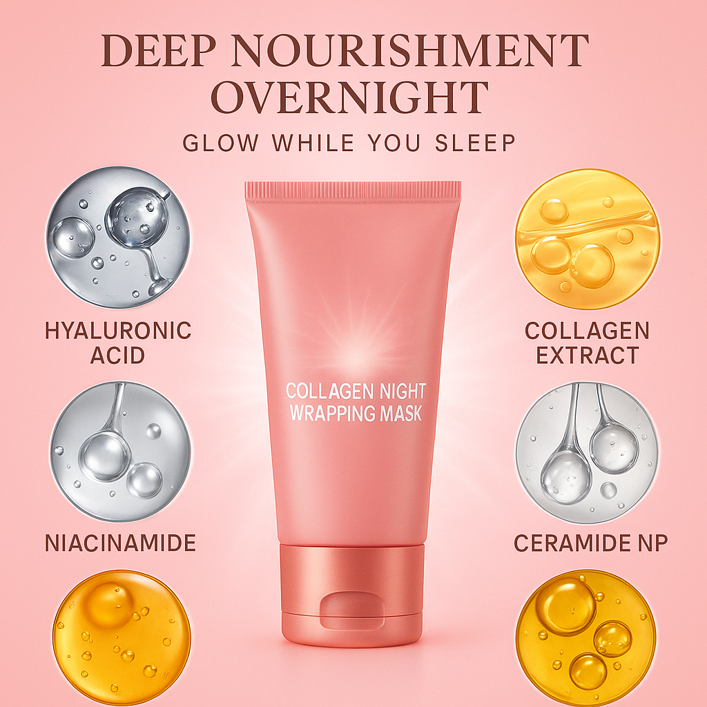 Collagen Night Wrapping Peel Off Mask - BUY 1 GET 1 Free