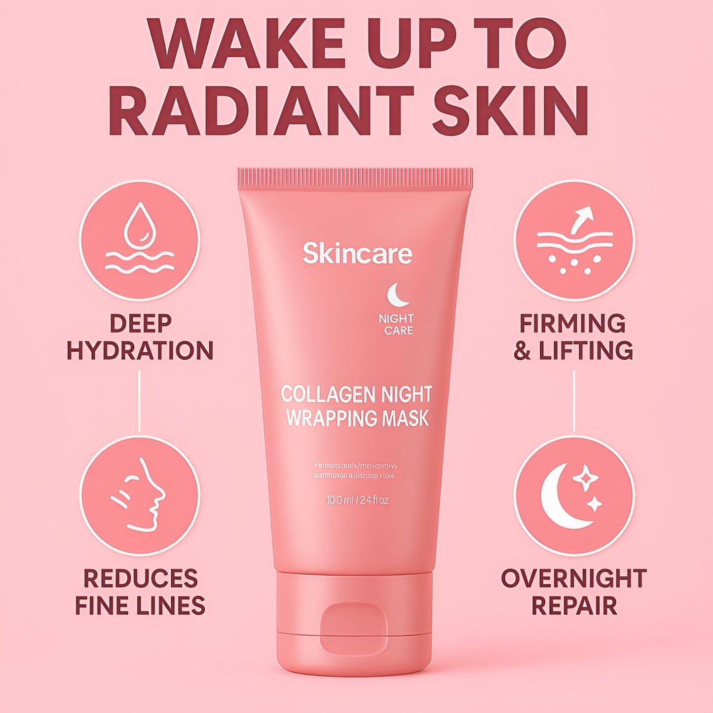 Collagen Night Wrapping Peel Off Mask - BUY 1 GET 1 Free